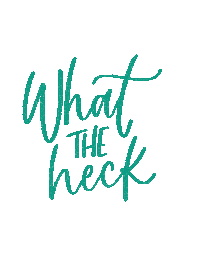 Lettering What Sticker