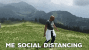 Keep Your Distance Reaction GIF by Robert E Blackmon
