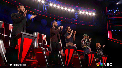 Proud Standing Ovation GIF by The Voice