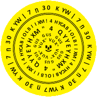 brisbaneartdesign art design yellow bad Sticker