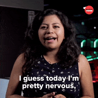 Nervous First Kiss GIF by BuzzFeed