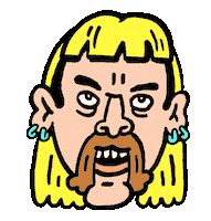 Tiger King Sticker by Russell Taysom