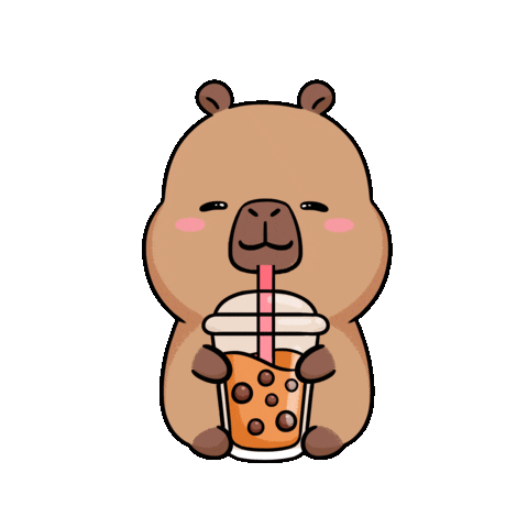 Happy Bubble Tea Sticker