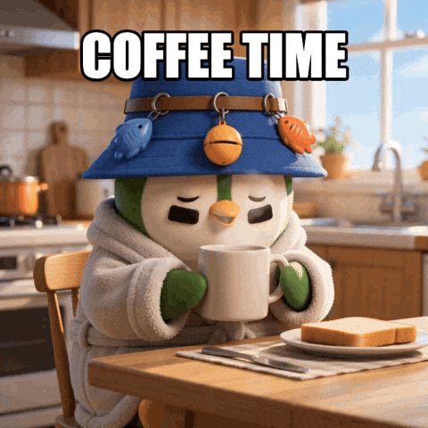 Happy Coffee Time GIF by ZaddyFi