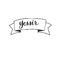 Yes Sir Sticker by owenandnikka