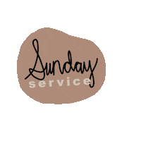 Sunday Service Sticker by High Praises Church