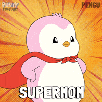 Mothers Day Girl GIF by Pudgy Penguins