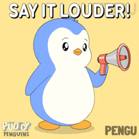 Preach Turn Up GIF by Pudgy Penguins