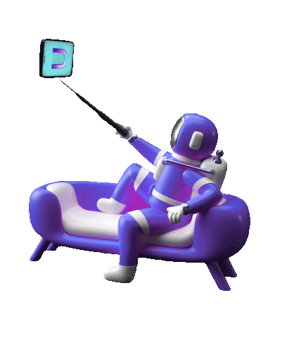 3D Astros Sticker by decentraoficial