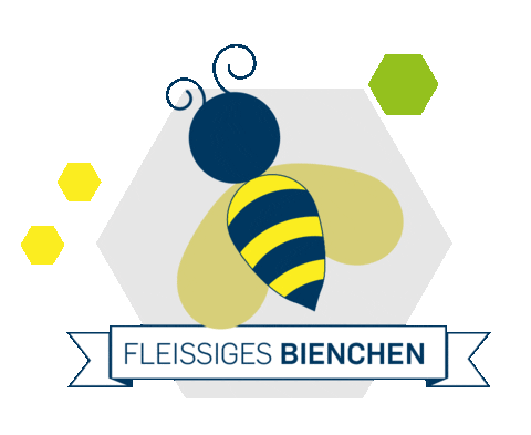Bee Honeybee Sticker by Ruhr-Universität Bochum