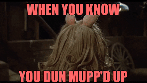 mollyrealized giphygifmaker rage muppets misspiggy GIF