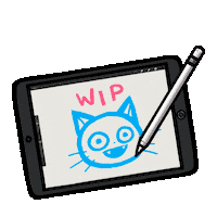 litioo illustration apple draw wip Sticker