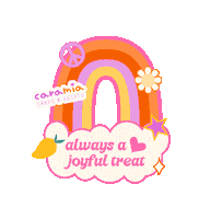 Rainbow Treat Sticker by caramiaph