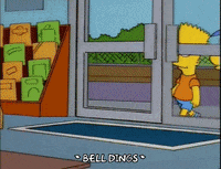 happy bart simpson GIF
