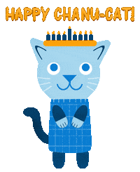 Cat Sticker Sticker by Cosmic Tea