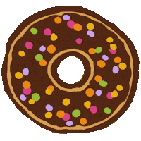 Comida Donut Sticker by Mister O‘Lui
