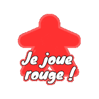 Rftg Meeple Rouge Sticker by Campustech.fr
