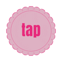 pink tap Sticker by Houndstooth Media Group