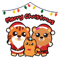 Santa Terrythetiger Sticker by BerjayaTimesSquare