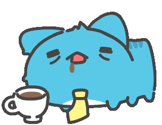 Tired Coffee Sticker by Capoo