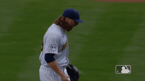 Excited Milwaukee Brewers GIF by MLB