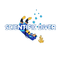 Open Water Bubbles Sticker by Blue Corner Dive Bali