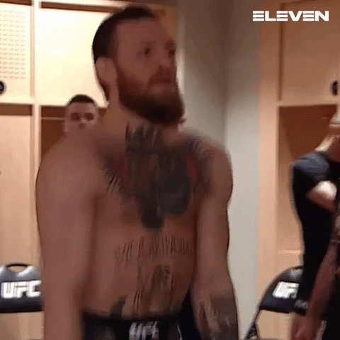 Happy Conor Mcgregor GIF by ElevenSportsBE