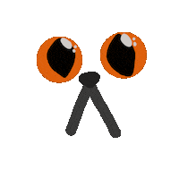 alicemck cat funny cat funnycat cat eyes Sticker