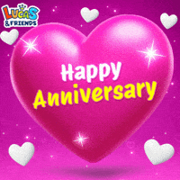 Happy Anniversary Celebration GIF by Lucas and Friends by RV AppStudios