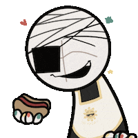 Rico Hotdog Sticker