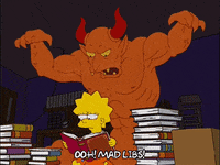 happy lisa simpson GIF