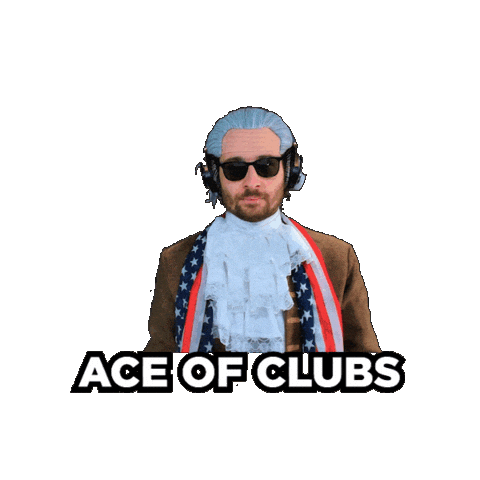 Ace Of Clubs Sticker