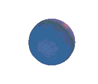 planet colour Sticker