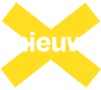 Nieuw Kruis Sticker by Studio Arsène