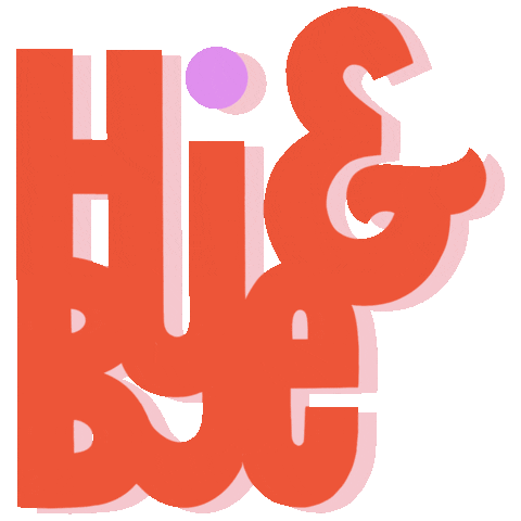 Bye Bye Hello Sticker