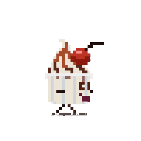 Pixel Walk Sticker