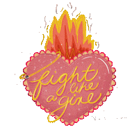 Fight Heart Sticker
