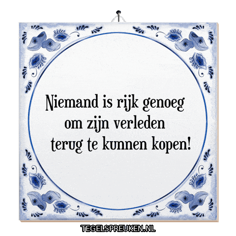 Humor Wijsheid Sticker by Tegelspreuken.nl