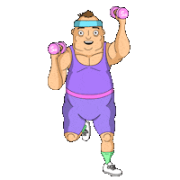 Fitness Workout Sticker by bodybyralph