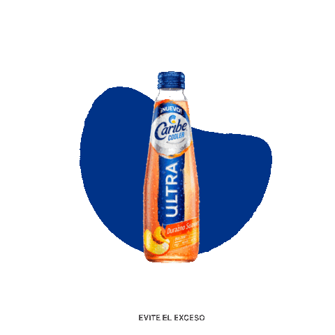 Drink Peach Sticker by Caribe Cooler