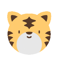Wink Tiger Sticker