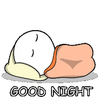 Tired Good Night Sticker by Playgigaverse