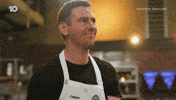 Happy Deep Breath GIF by MasterChefAU