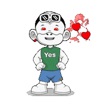 Yep Yes Sticker by Zhot