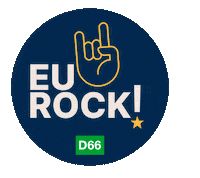 Rock Eu Sticker by D66