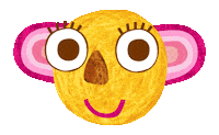 olobobtop animation face character head Sticker