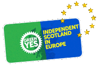 European Union Eu Sticker by Scottish Greens