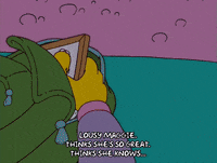 angry lisa simpson GIF