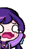 jellybirbb cry vtuber pain panic Sticker