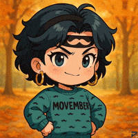 Mustache Hana GIF by Persona